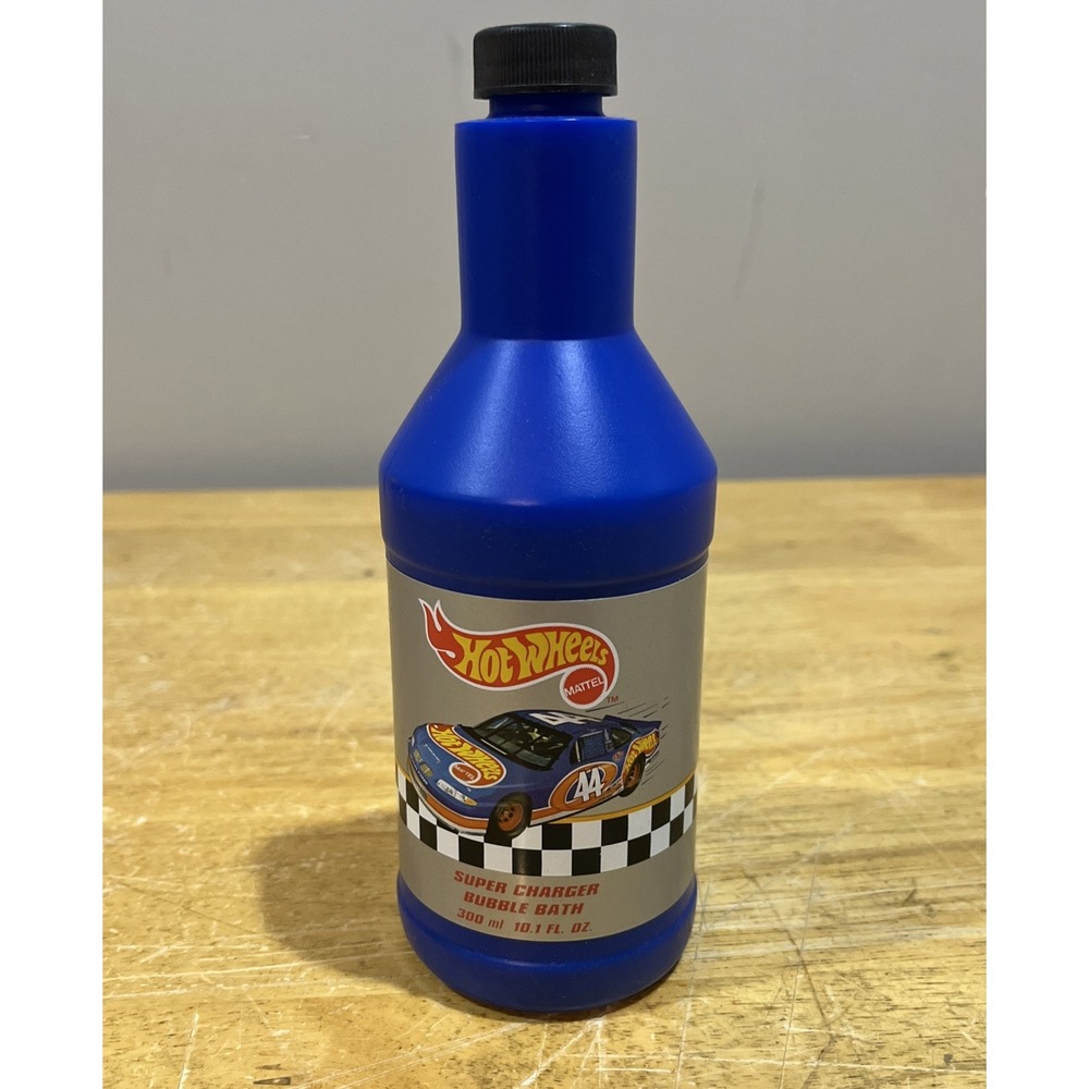Vintage 1998 Avon‎ Hot Wheels Super Charger Bubble Bath 10.1 Oz New Sealed Full